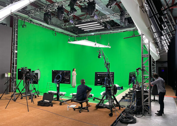 Green Screen Studio Shoot